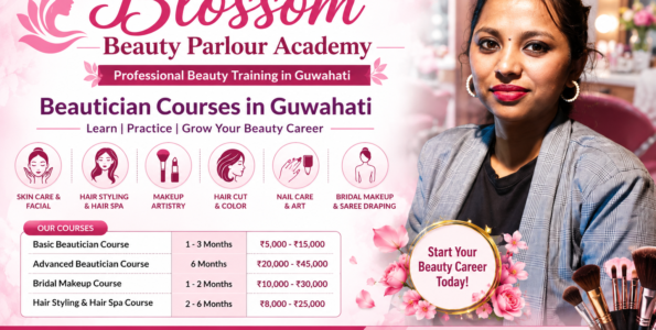 Beautician courses in Guwahati at Blossom Beauty Parlour Academy